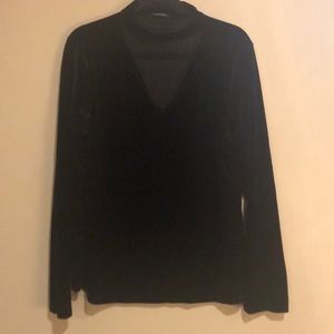 Velvet Long Sleeve Shirt